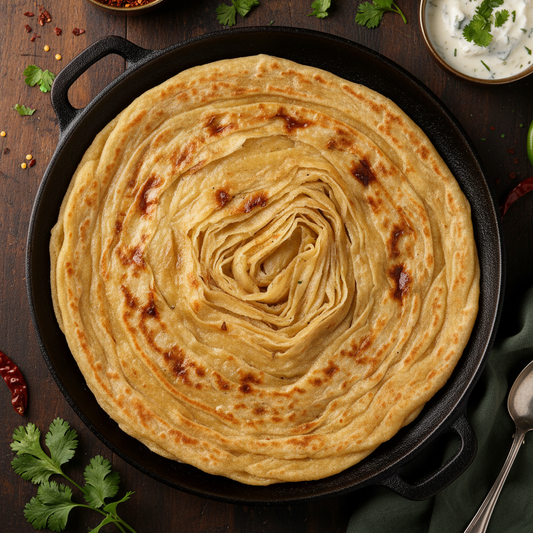 Fry Roti - Paratha Style