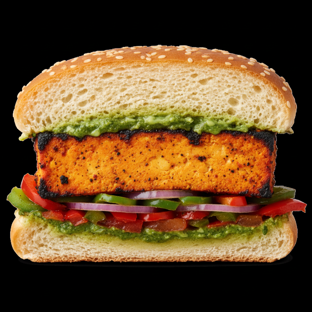 Paneer Tikka Burger