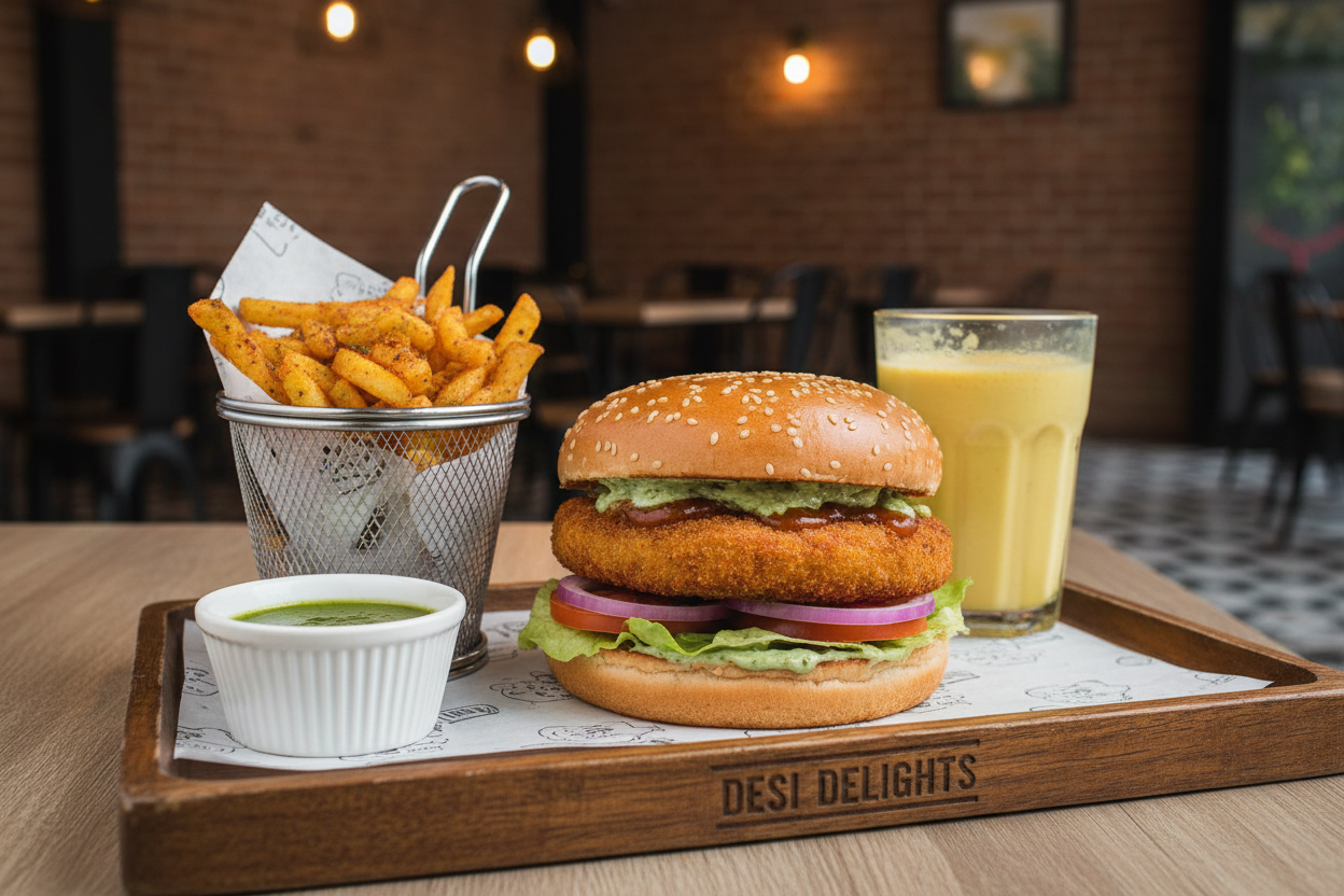 Aloo Tikki Burger